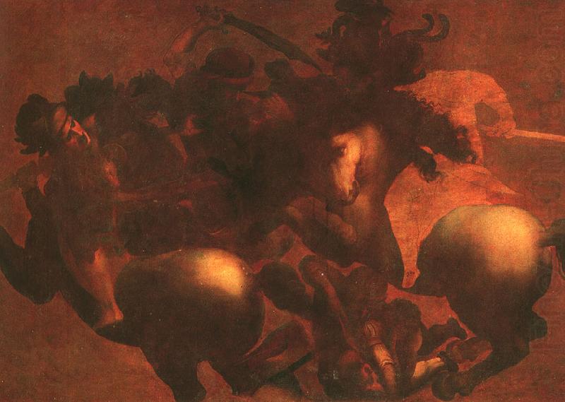  Leonardo  Da Vinci The Battle of Anghiari china oil painting image